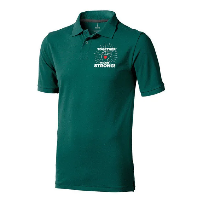 Gift Campaign Polo a manica corta da uomo in cotone piqué 200 g/m2 Elevate Life> Polo Personalizzate