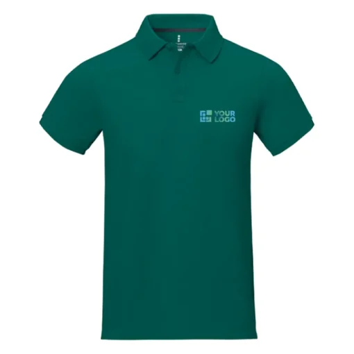 Gift Campaign Polo a manica corta da uomo in cotone piqué 200 g/m2 Elevate Life> Polo Personalizzate