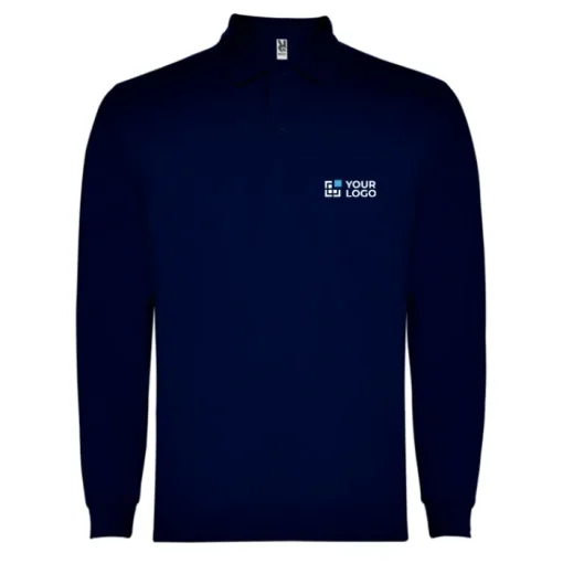 Gift Campaign Polo a manica lunga in poliestere e cotone 220 g/m2 Roly Direct Carpe> Polo Personalizzate