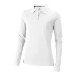 Gift Campaign Polo a maniche lunghe da donna in cotone piqué da 200 g/m2 Elevate Life> Polo Personalizzate