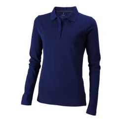 Gift Campaign Polo a maniche lunghe da donna in cotone piqué da 200 g/m2 Elevate Life> Polo Personalizzate