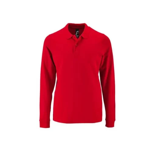 Gift Campaign Polo a maniche lunghe da uomo in cotone pettinato 180g/m2 SOL'S Perfect> Polo Personalizzate