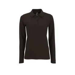Gift Campaign Polo a maniche lunghe da donna slimfit cotone 180g/m2 SOL'S Perfect> Polo Personalizzate