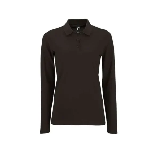 Gift Campaign Polo a maniche lunghe da donna slimfit cotone 180g/m2 SOL'S Perfect> Polo Personalizzate