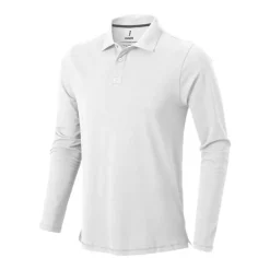 Gift Campaign Polo a maniche lunghe da uomo in cotone piqué da 200 g/m2 Elevate Life> Polo Personalizzate