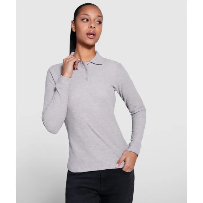 Gift Campaign Polo a maniche lunghe da donna in cotone 220g/m2 Roly Direct Estrella> Polo Personalizzate