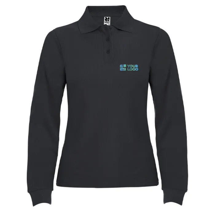 Gift Campaign Polo a maniche lunghe da donna in cotone 220g/m2 Roly Direct Estrella> Polo Personalizzate