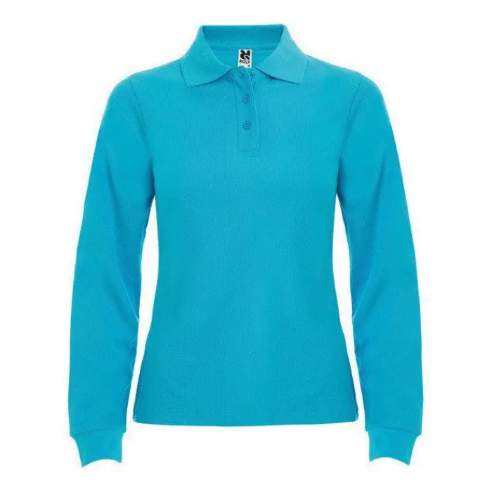 Gift Campaign Polo a maniche lunghe da donna in cotone 220g/m2 Roly Direct Estrella> Polo Personalizzate