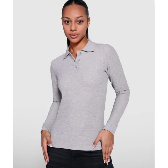 Gift Campaign Polo a maniche lunghe da donna in cotone 220g/m2 Roly Direct Estrella> Polo Personalizzate