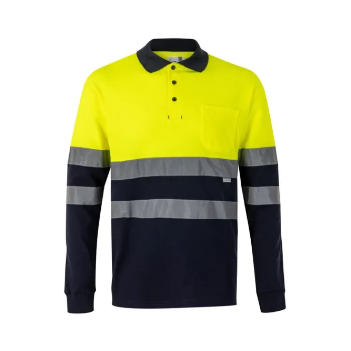 Gift Campaign Polo a maniche lunghe extra large ad alta visibilità 150g/m2 Velilla> Polo Personalizzate