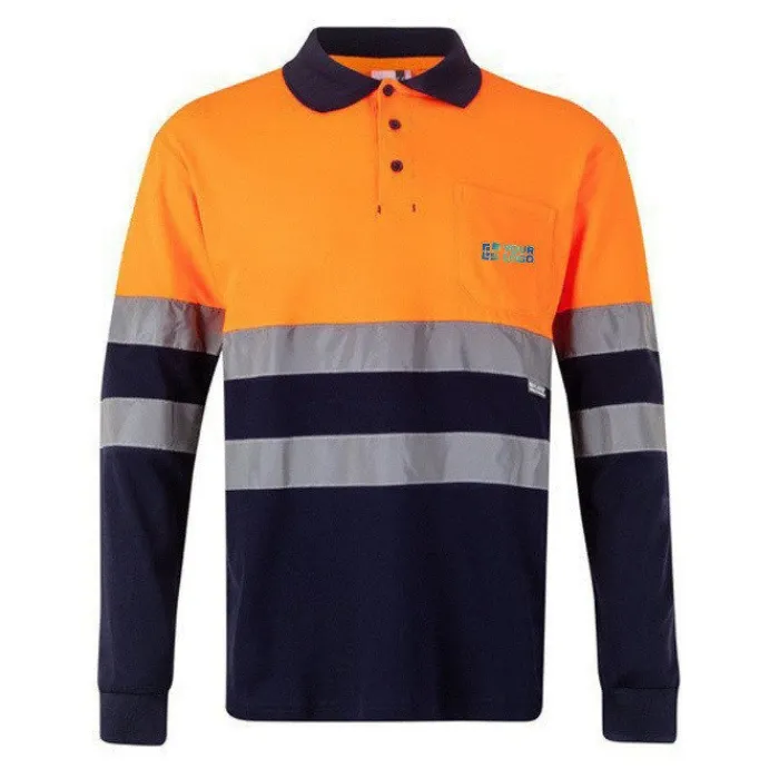 Gift Campaign Polo a maniche lunghe extra large ad alta visibilità 150g/m2 Velilla> Polo Personalizzate