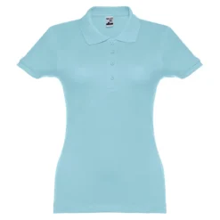 Gift Campaign Polo aderente da donna in 100% cotone piquet cardato 195 g/m2 THC Eve></noscript> Polo Personalizzate