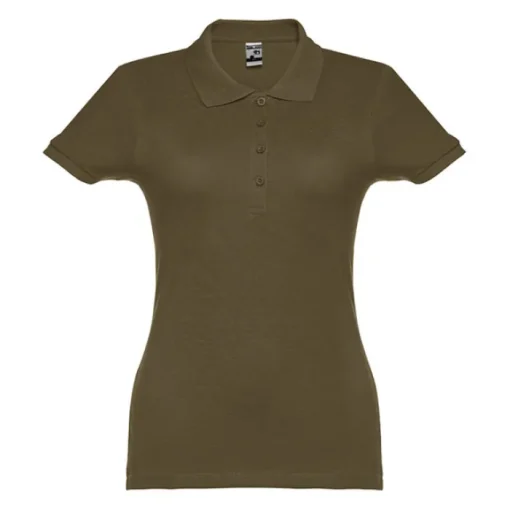 Gift Campaign Polo aderente da donna in 100% cotone piquet cardato 195 g/m2 THC Eve> Polo Personalizzate