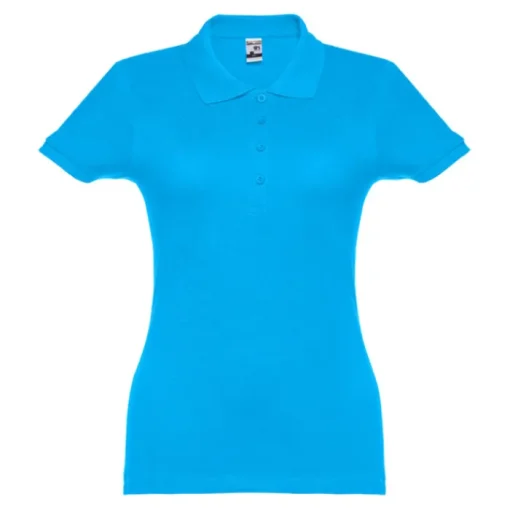 Gift Campaign Polo aderente da donna in 100% cotone piquet cardato 195 g/m2 THC Eve> Polo Personalizzate
