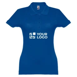 Gift Campaign Polo aderente da donna in 100% cotone piquet cardato 195 g/m2 THC Eve></noscript> Polo Personalizzate