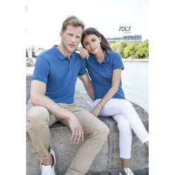 Gift Campaign Polo aziendale da uomo con logo in cotone filato 180g/m2 SOL'S Perfect></noscript> Polo Personalizzate