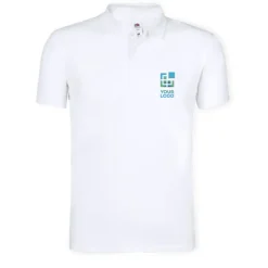 Gift Campaign Polo bianca da adulto cotone piquet da 175g/m2 della Fruit Of The Loom></noscript> Polo Personalizzate