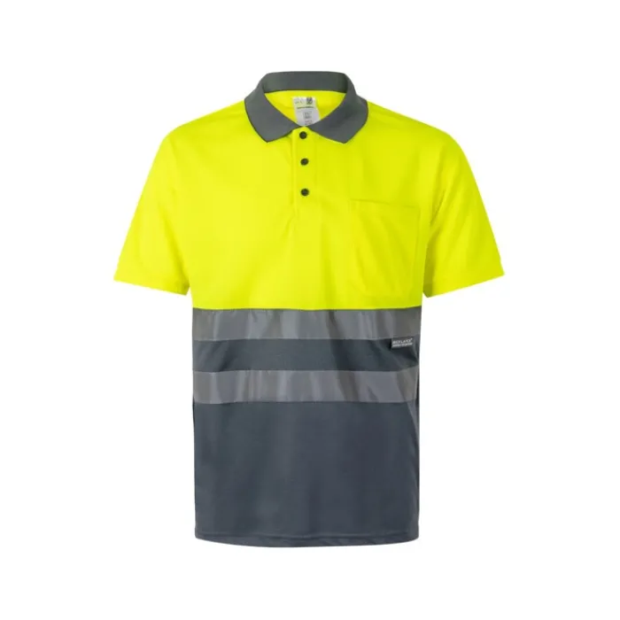 Gift Campaign Polo bicolore da lavoro alta visibilità in poliestere 160g/m2 Velilla> Polo Personalizzate
