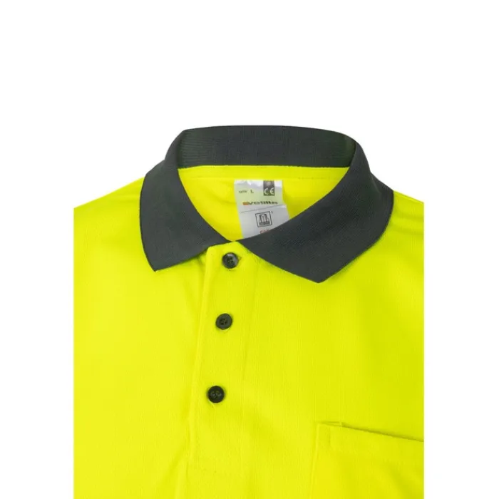 Gift Campaign Polo bicolore da lavoro extra large in poliestere da 160g/m2 Velilla> Polo Personalizzate