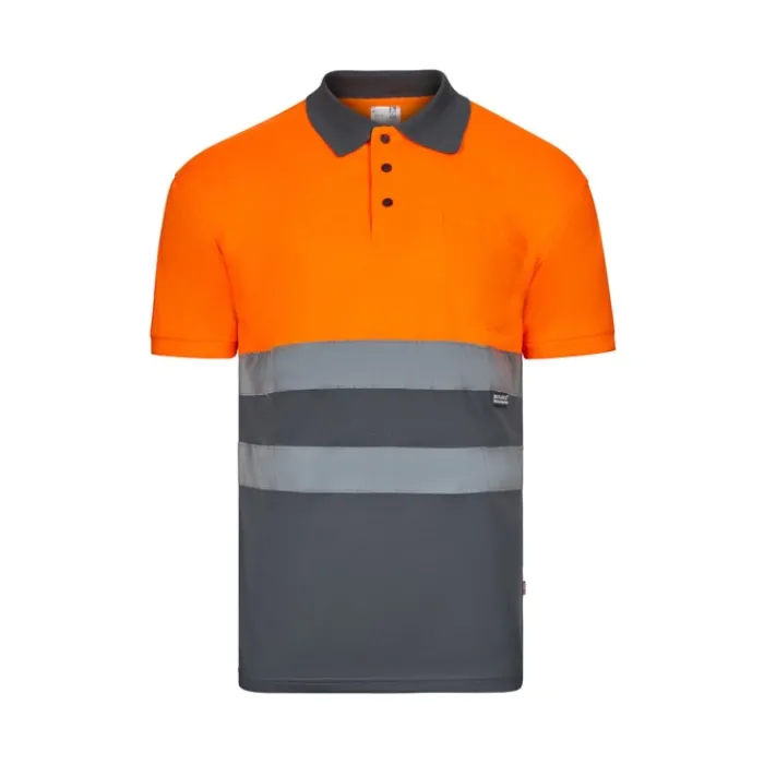 Gift Campaign Polo bicolore da lavoro extra large in poliestere da 160g/m2 Velilla> Polo Personalizzate
