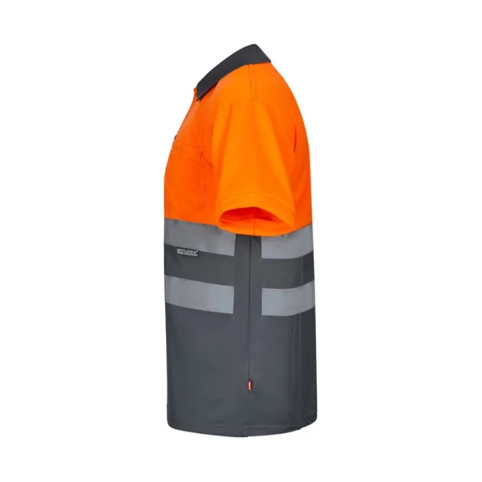 Gift Campaign Polo bicolore da lavoro extra large in poliestere da 160g/m2 Velilla> Polo Personalizzate