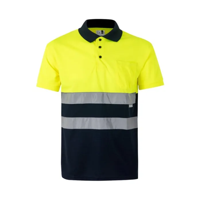 Gift Campaign Polo bicolore da lavoro in poliestere 160g/m2 extra large Velilla> Polo Personalizzate