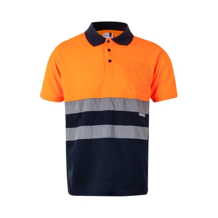 Gift Campaign Polo bicolore da lavoro microforata in poliestere 160g/m2 Velilla> Polo Personalizzate