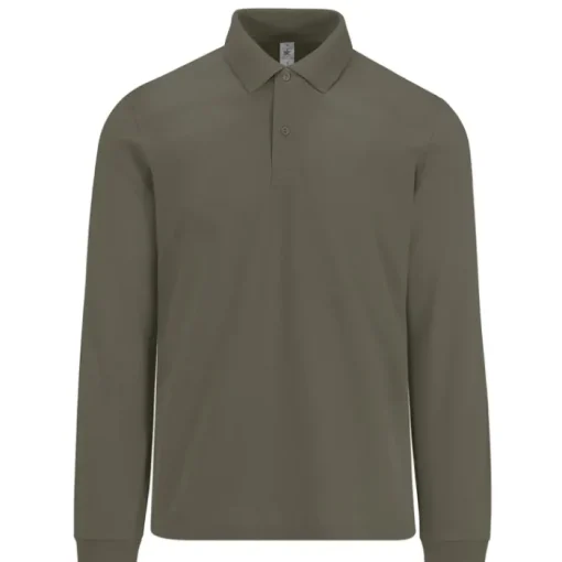 Gift Campaign Polo classica a maniche lunghe in cotone piqué 180 g/m2 B&C> Polo Personalizzate