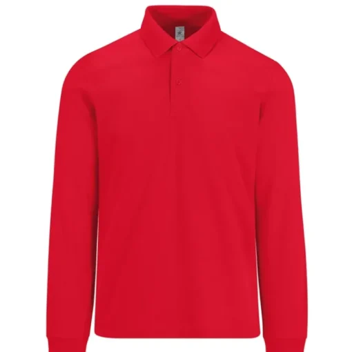 Gift Campaign Polo classica a maniche lunghe in cotone piqué 180 g/m2 B&C> Polo Personalizzate