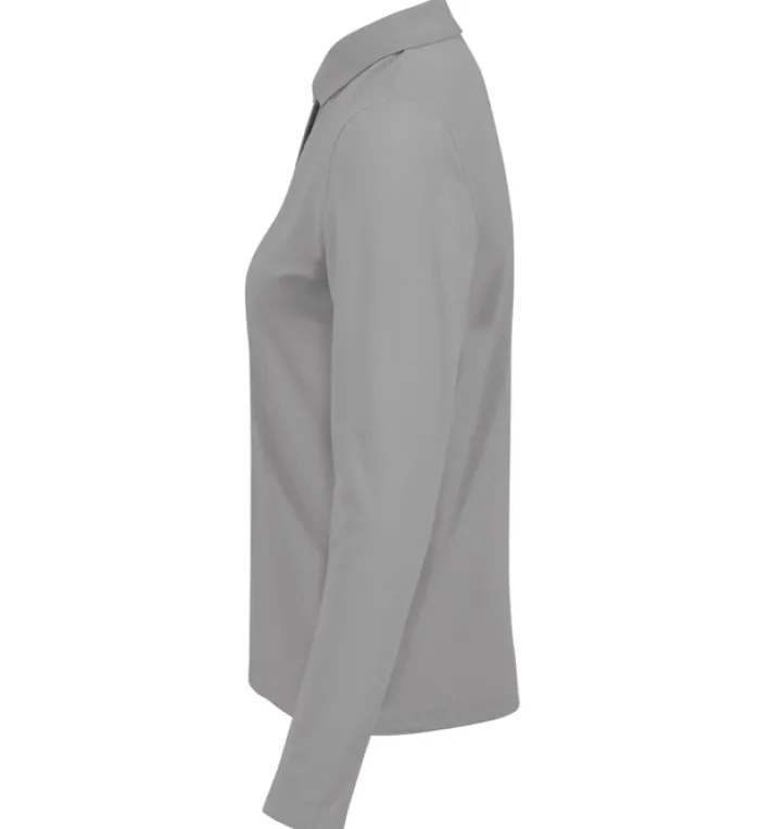 Gift Campaign Polo classica da donna a maniche lunghe in cotone piqué 180 g/m2 B&C> Polo Personalizzate