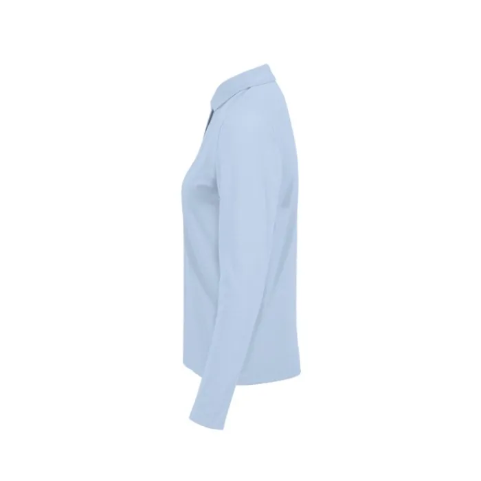 Gift Campaign Polo classica da donna a maniche lunghe in cotone piqué 180 g/m2 B&C> Polo Personalizzate