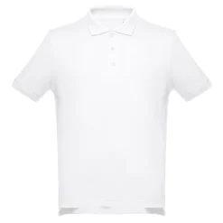 Gift Campaign Polo con maniche a costine in cotone piquet da 195 g/m2 THC Adam> Polo Personalizzate