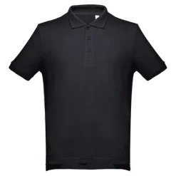 Gift Campaign Polo con maniche a costine in cotone piquet da 195 g/m2 THC Adam> Polo Personalizzate
