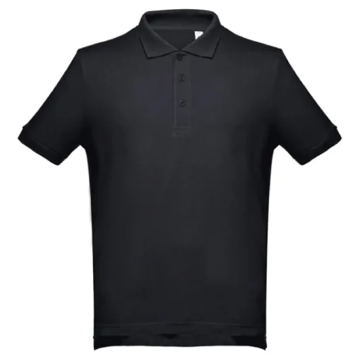 Gift Campaign Polo con maniche a costine in cotone piquet da 195 g/m2 THC Adam> Polo Personalizzate
