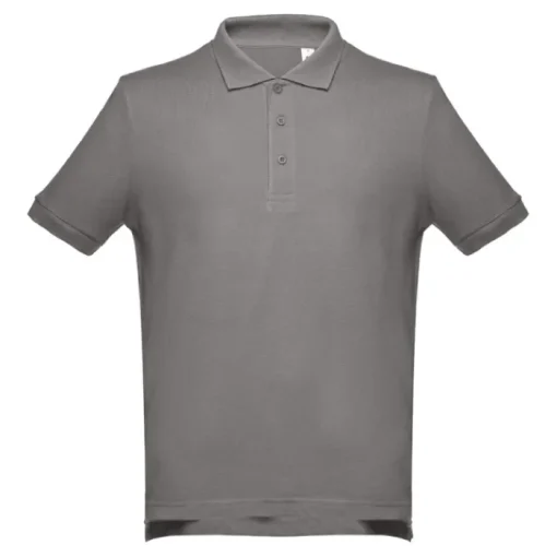 Gift Campaign Polo con maniche a costine in cotone piquet da 195 g/m2 THC Adam> Polo Personalizzate