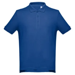Gift Campaign Polo con maniche a costine in cotone piquet da 195 g/m2 THC Adam></noscript> Polo Personalizzate