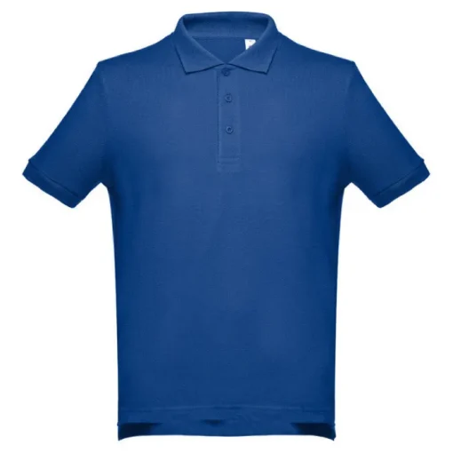 Gift Campaign Polo con maniche a costine in cotone piquet da 195 g/m2 THC Adam> Polo Personalizzate