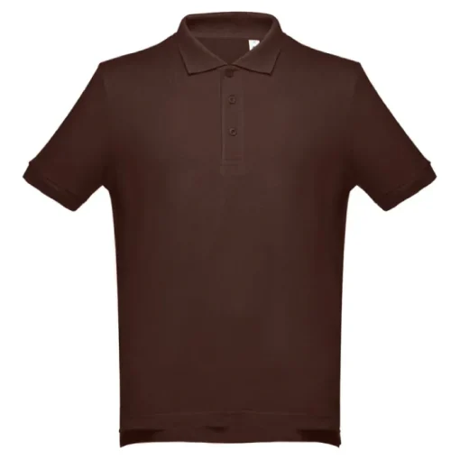 Gift Campaign Polo con maniche a costine in cotone piquet da 195 g/m2 THC Adam> Polo Personalizzate