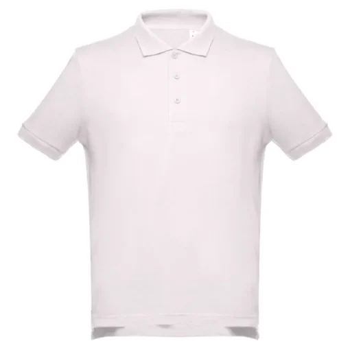 Gift Campaign Polo con maniche a costine in cotone piquet da 195 g/m2 THC Adam> Polo Personalizzate