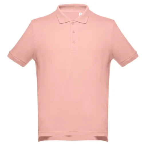 Gift Campaign Polo con maniche a costine in cotone piquet da 195 g/m2 THC Adam> Polo Personalizzate