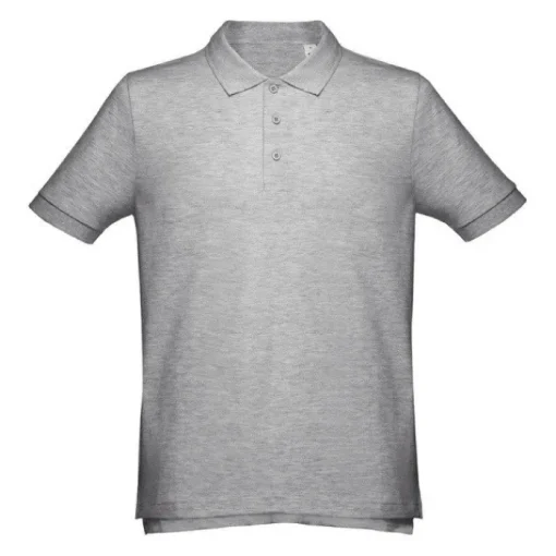 Gift Campaign Polo con maniche a costine in cotone piquet da 195 g/m2 THC Adam> Polo Personalizzate