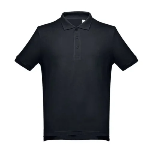 Gift Campaign Polo con maniche a costine in cotone piquet da 195 g/m2 THC Adam> Polo Personalizzate