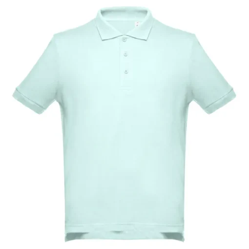 Gift Campaign Polo con maniche a costine in cotone piquet da 195 g/m2 THC Adam> Polo Personalizzate