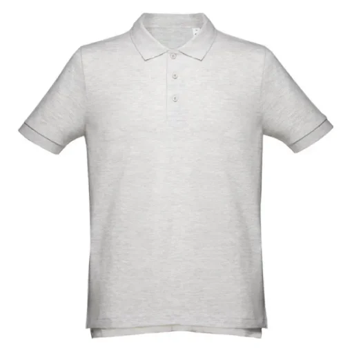Gift Campaign Polo con maniche a costine in cotone piquet da 195 g/m2 THC Adam> Polo Personalizzate