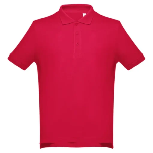Gift Campaign Polo con maniche a costine in cotone piquet da 195 g/m2 THC Adam> Polo Personalizzate