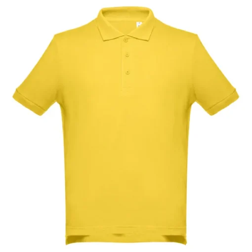 Gift Campaign Polo con maniche a costine in cotone piquet da 195 g/m2 THC Adam> Polo Personalizzate