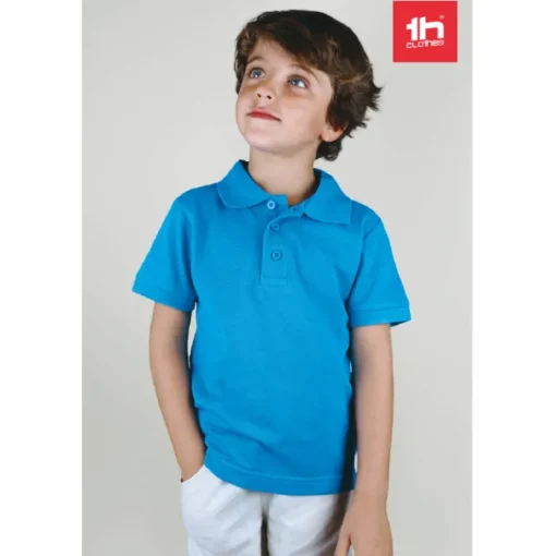 Gift Campaign Polo da bambino personalizzata in cotone piquet 195 g/m2 THC Adam Kids> Polo Personalizzate