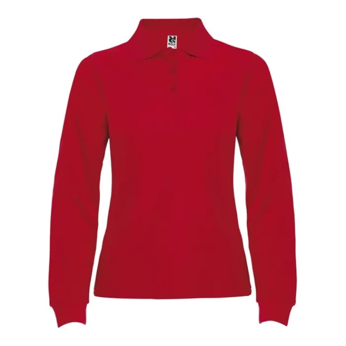 Gift Campaign Polo da donna a maniche lunghe in 100% cotone piqué 220 g/m2 Roly> Polo Personalizzate