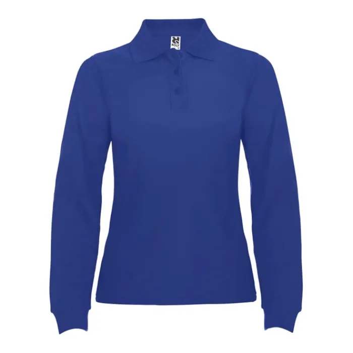 Gift Campaign Polo da donna a maniche lunghe in 100% cotone piqué 220 g/m2 Roly> Polo Personalizzate
