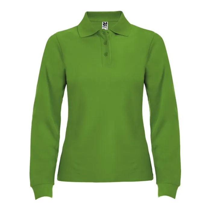 Gift Campaign Polo da donna a maniche lunghe in 100% cotone piqué 220 g/m2 Roly> Polo Personalizzate